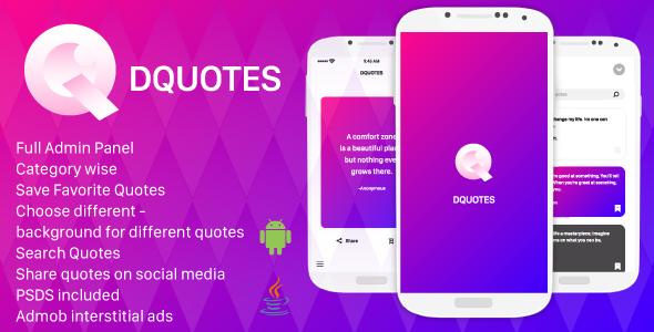 Quotes Android App with Admin Panel - CodeCanyon Item for Sale