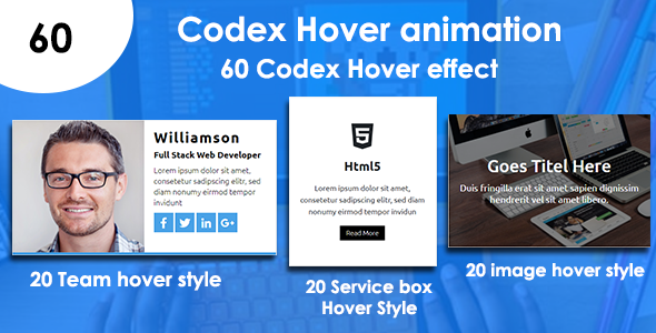 Codex Hover Animation - CodeCanyon Item for Sale