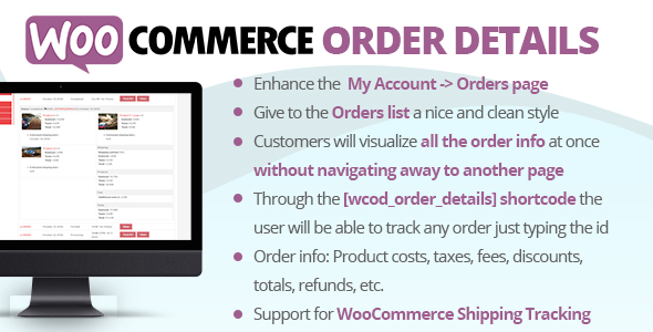 WooCommerce Order Details - CodeCanyon Item for Sale
