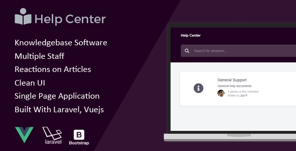 HelpCenter - Knowledgebase Software - CodeCanyon Item for Sale
