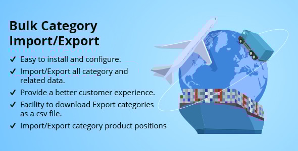 Bulk Category Import/Export - CodeCanyon Item for Sale