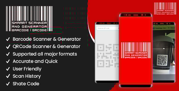 Smart Scanner and Generator Barcode | QRCode - CodeCanyon Item for Sale