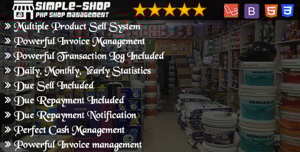 Shop Management System - CodeCanyon Item for Sale
