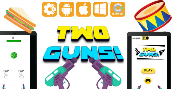 Two Guns - HTML5 Game (CAPX) - CodeCanyon Item for Sale