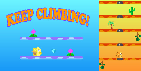 Keep Climbing Android Game - CodeCanyon Item for Sale
