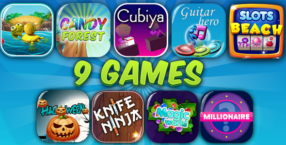 HTML5 GAMES BUNDLE №2 (CAPX) - CodeCanyon Item for Sale