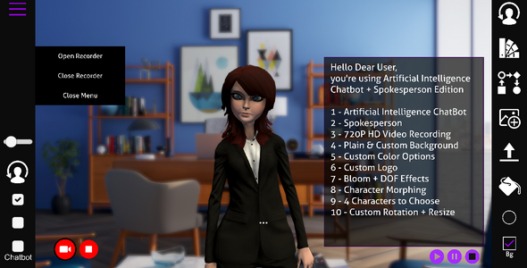 AnimStorm 2.0 Chatbot & Spokesperson - CodeCanyon Item for Sale