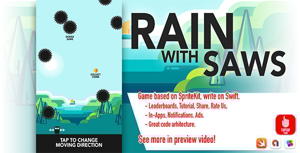 Rain With Saws - CodeCanyon Item for Sale