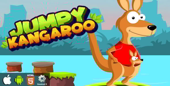 Jumpy Kangaroo - HTML5 Game (CAPX) - CodeCanyon Item for Sale