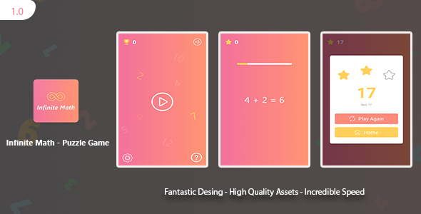 Infinite Math: Android Puzzle Game - CodeCanyon Item for Sale