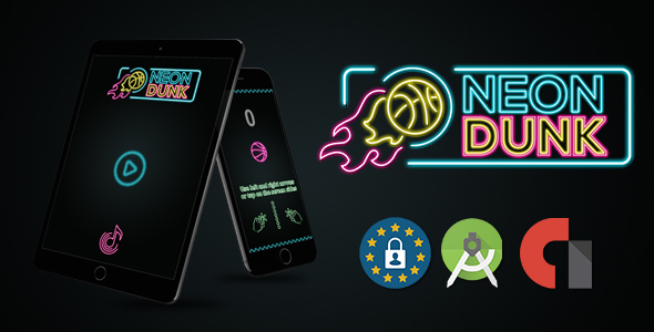 Neon Dunk (Android Studoi + Admob) - CodeCanyon Item for Sale