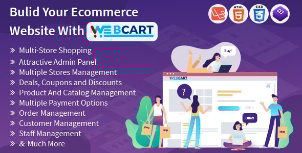 Web-cart -Multi Store eCommerce Shopping Cart Solution - CodeCanyon Item for Sale