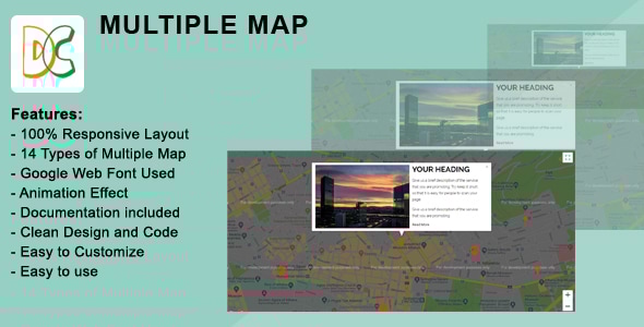 Multiple Google Map Location - CodeCanyon Item for Sale