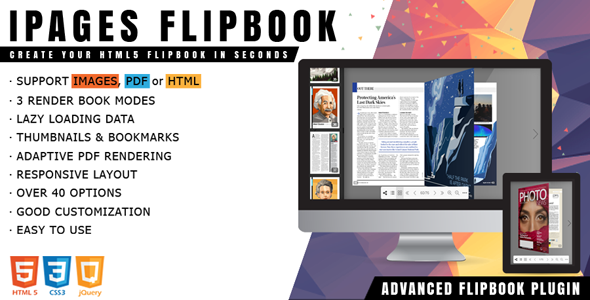 iPages Flipbook - jQuery Plugin - CodeCanyon Item for Sale