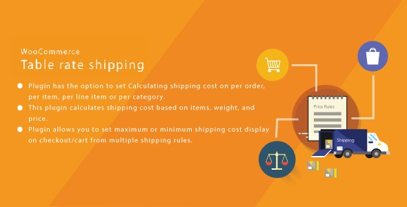 WordPress WooCommerce Table Rate Shipping - CodeCanyon Item for Sale