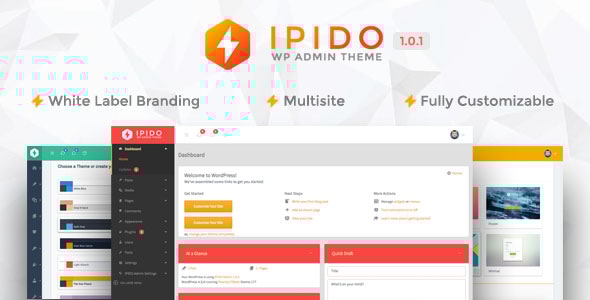 IPIDO - White label WordPress Admin Theme - CodeCanyon Item for Sale