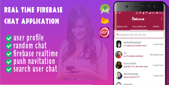 Distanz - Real-time Random Chat - CodeCanyon Item for Sale