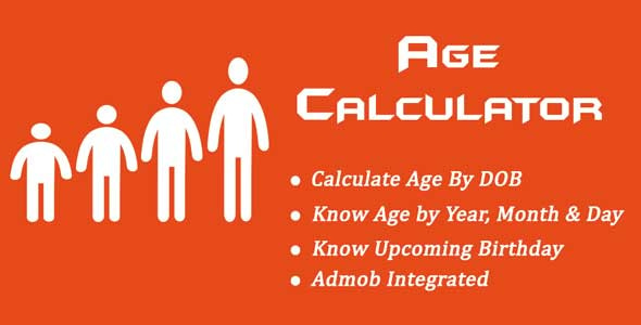 Age Calculator - CodeCanyon Item for Sale