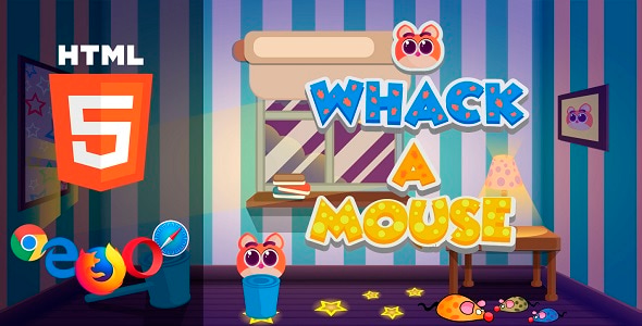 Whack a Mouse - HTML5 Game - CodeCanyon Item for Sale