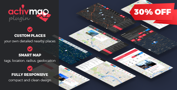Activ'Map Nearby Places - Responsive POI Gmaps - CodeCanyon Item for Sale