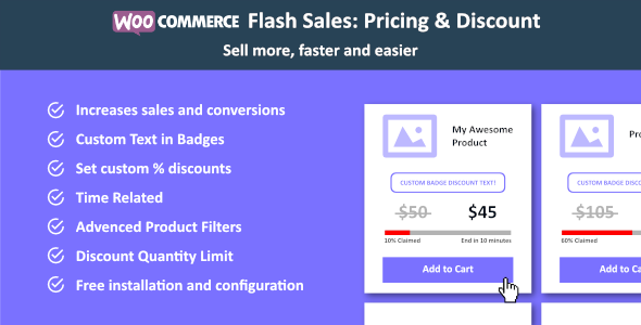 WooCommerce Flash Sales - Increase Black Friday & Cyber Monday Sales - CodeCanyon Item for Sale
