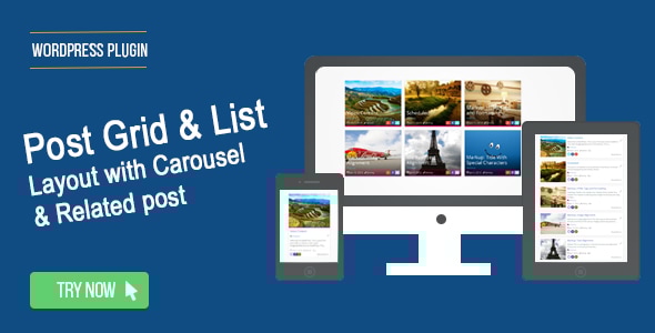 Wordpress Post Grid / List / Timeline Layout With Carousel & Related Post - CodeCanyon Item for Sale