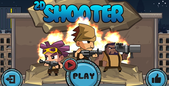 2D Shooter Game - CodeCanyon Item for Sale