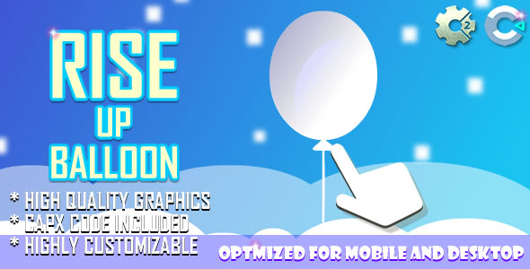 Rise Up Balloon (C2, C3, HTML5) Game. - CodeCanyon Item for Sale