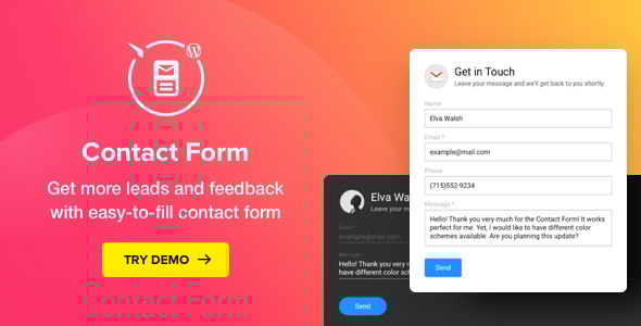 Contact Form - WordPress Contact Form Plugin - CodeCanyon Item for Sale