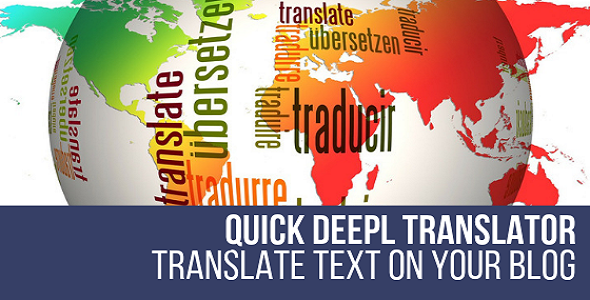 Quick DeepL Translator WordPress Plugin - CodeCanyon Item for Sale