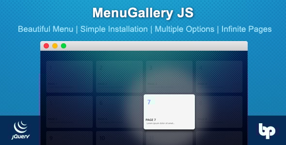 MenuGallery JS - CodeCanyon Item for Sale