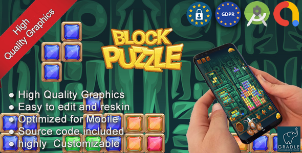 Block Puzzle (Admob + GDPR + Android Studio) - CodeCanyon Item for Sale