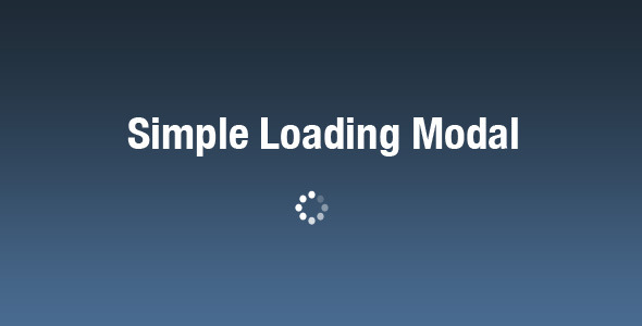 Simple Loading Modal - Elegant Loader for jQuery by xxcriversxx ...