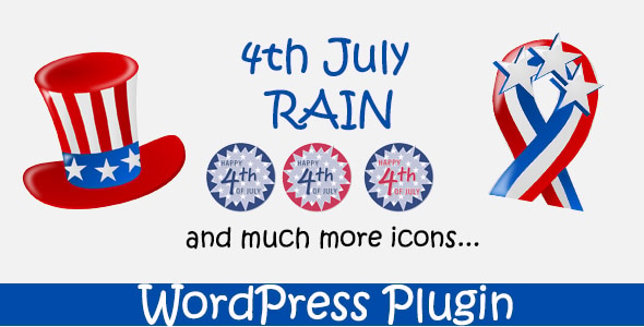4th July Rain - WordPress Plugin - CodeCanyon Item for Sale