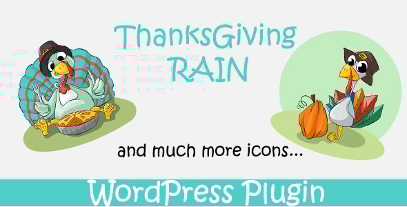 ThanksGiving Rain - WordPress Plugin - CodeCanyon Item for Sale