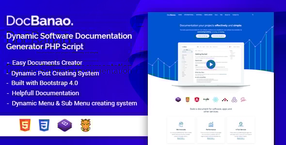 DocBanao - Dynamic Software Documentation Generator PHP Script - CodeCanyon Item for Sale