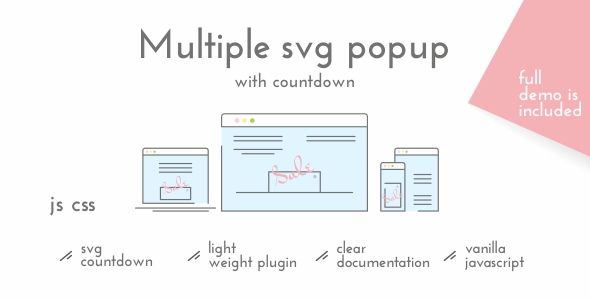 Multiple SVG Popup with Countdown - CodeCanyon Item for Sale
