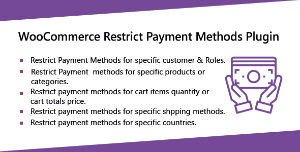 WooCommerce Restrict Payment Methods Plugins - CodeCanyon Item for Sale