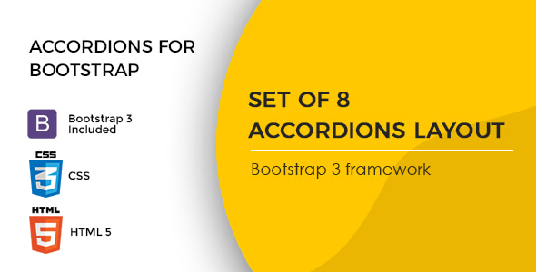 Accordions for Bootstrap 3 Framework - CodeCanyon Item for Sale