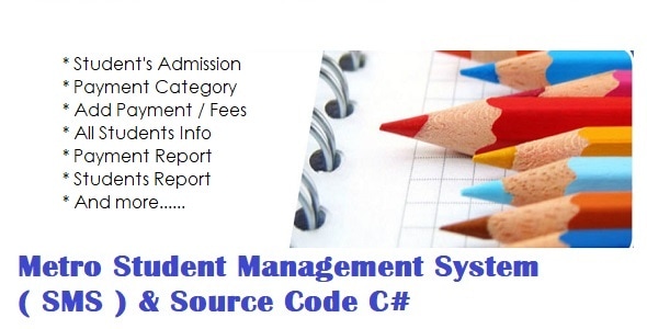 Metro Student Management System ( SMS ) & Source Code - CodeCanyon Item for Sale