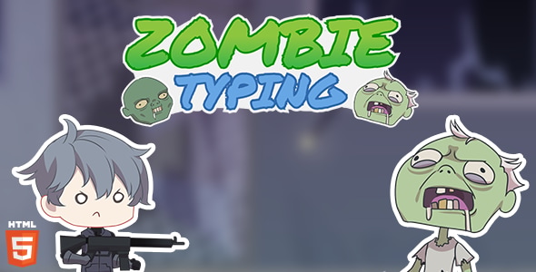 Zombie Typing - HTML5 Typing game - CodeCanyon Item for Sale