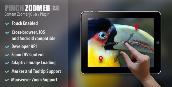 Pinch Zoomer jQuery Plugin - CodeCanyon Item for Sale