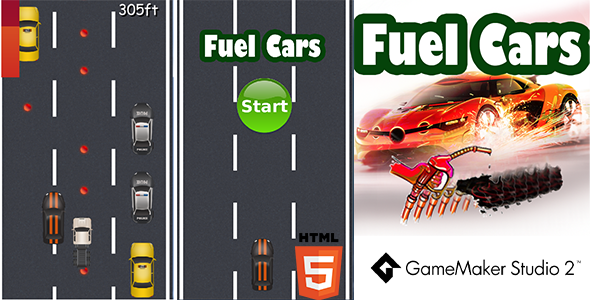 FuelCars Game- HTML5 Game + Android + facebook instant game + ads - CodeCanyon Item for Sale