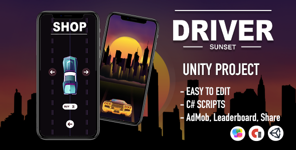 Sunset Driver - CodeCanyon Item for Sale
