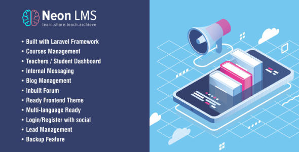 NeonLMS - Learning Management System PHP Laravel Script with Zoom API Integration - CodeCanyon Item for Sale