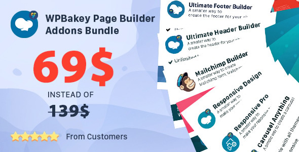 WPBakery Page Builder Addons Bundle (formerly Visual Composer) - CodeCanyon Item for Sale