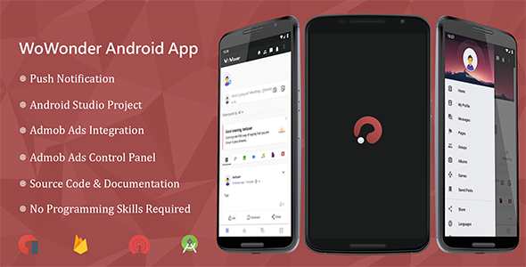 Wowonder Android Application - CodeCanyon Item for Sale
