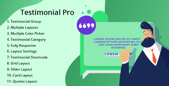 Testimonials Pro - WordPress Testimonials and Reviews - CodeCanyon Item for Sale