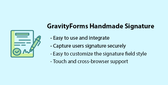 Gravity Forms Handmade Signatures - CodeCanyon Item for Sale