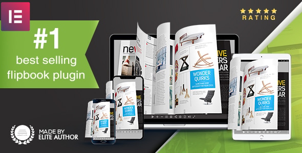 Elementor Addon for Real 3D FlipBook - CodeCanyon Item for Sale